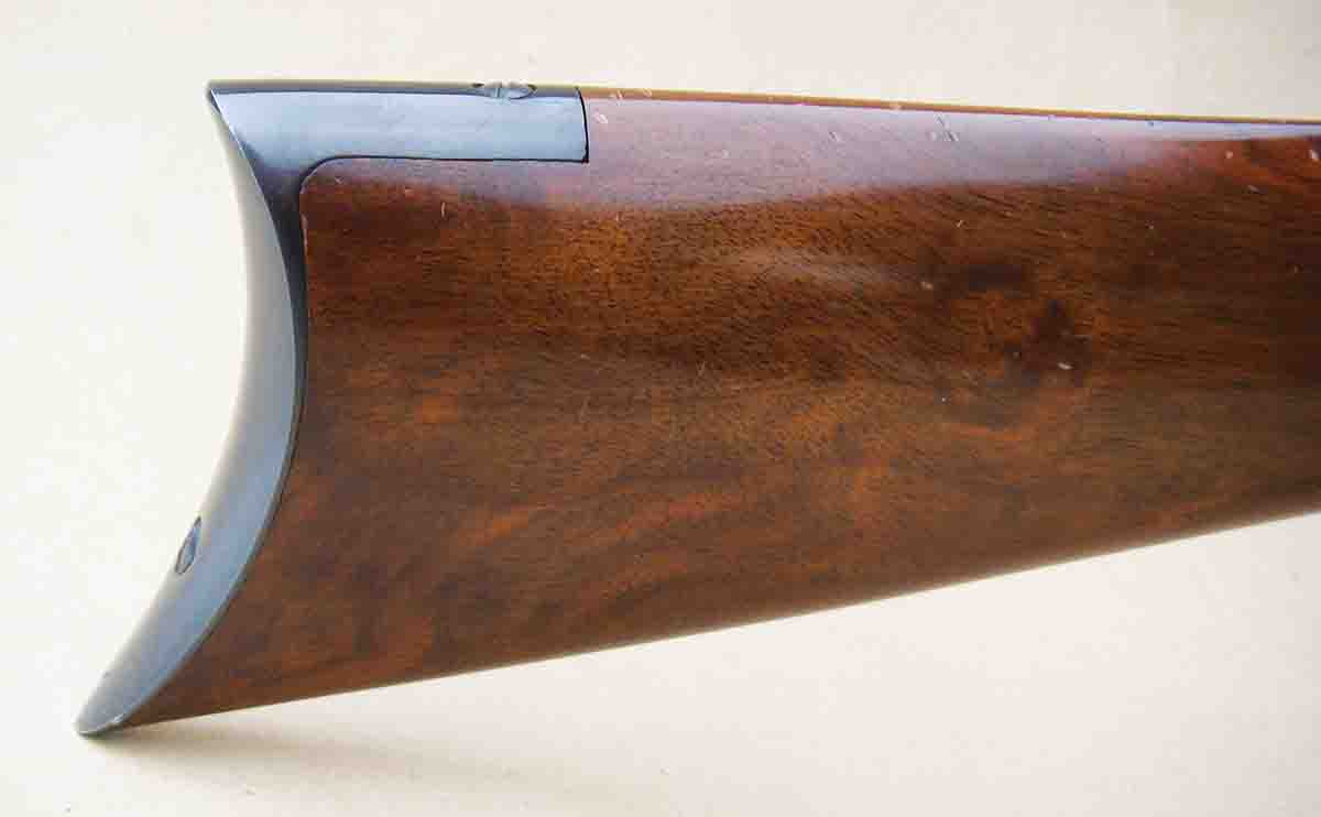 The rifle features attractive European grade A walnut and a steel crescent buttplate.